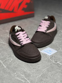 کفش زنانه نایک جردن Travis Scott mocha pinkرنگ قهوه ای صورتی